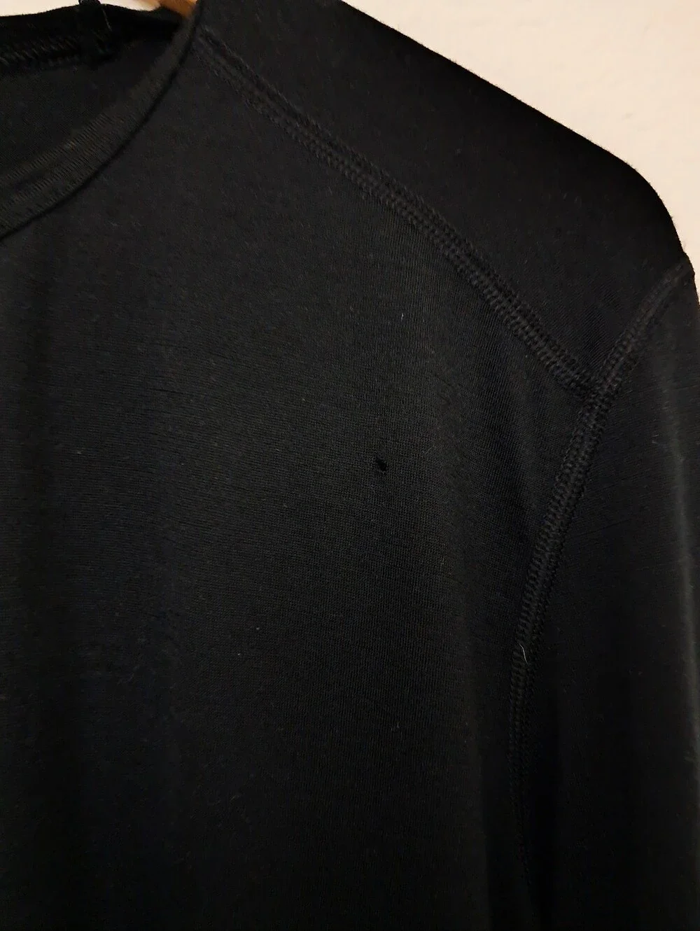 Icebreaker Bodyfit 200 Merino Wool Base Layer Long Sleeve Shirt Black Size XXL - Picture 6 of 8